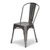Atlas Commercial Products Titan Series™ Industrial Metal Chair, Clear Coat MSC9CC
